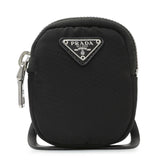 Prada Black Nylon Smartphone Case Accessories Prada