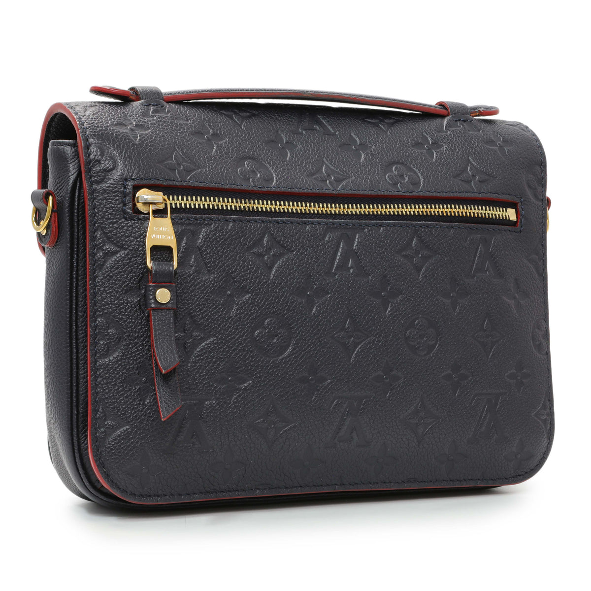 Louis Vuitton Marine Rouge Monogram Empreinte Pochette Metis
