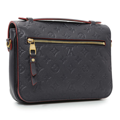 Louis Vuitton Marine Rouge Monogram Empreinte Pochette Metis