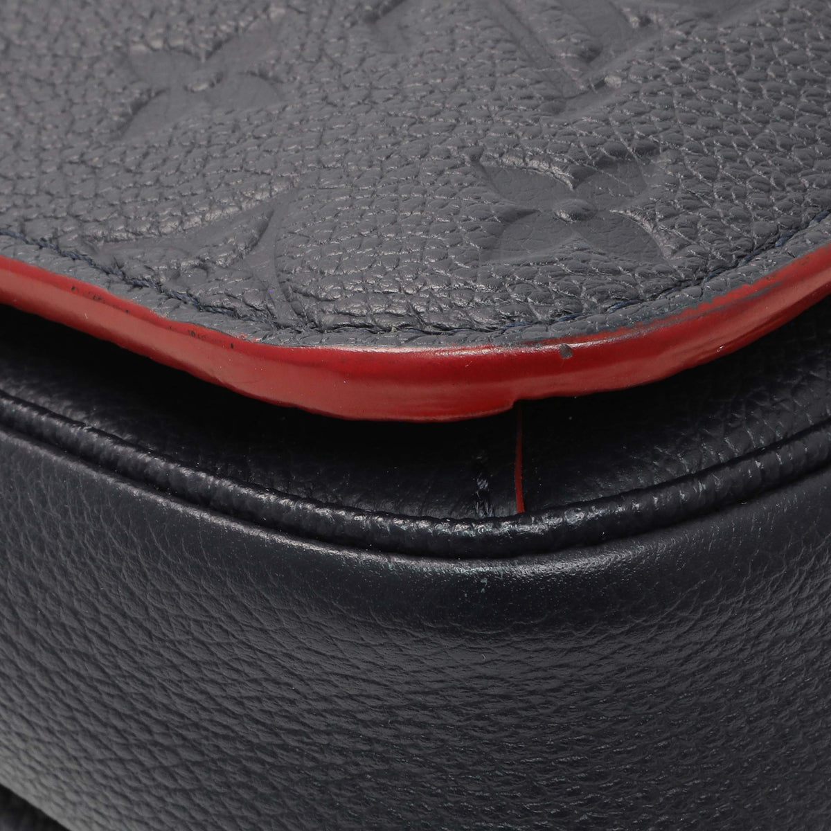 Louis Vuitton Marine Rouge Monogram Empreinte Pochette Metis
