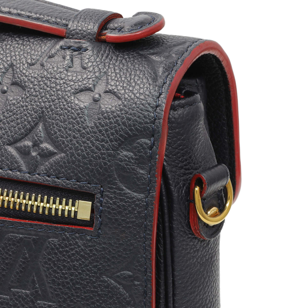 Louis Vuitton Marine Rouge Monogram Empreinte Pochette Metis