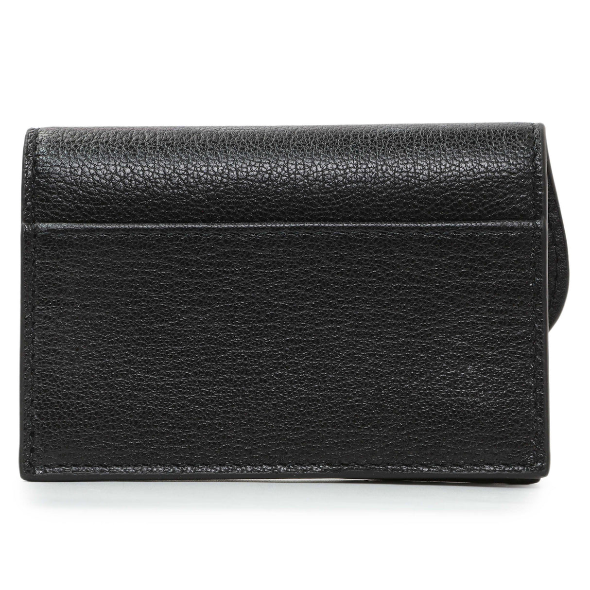 Christian Dior Black Grained Calfskin Saddle Card Holder Accessories Christian Dior