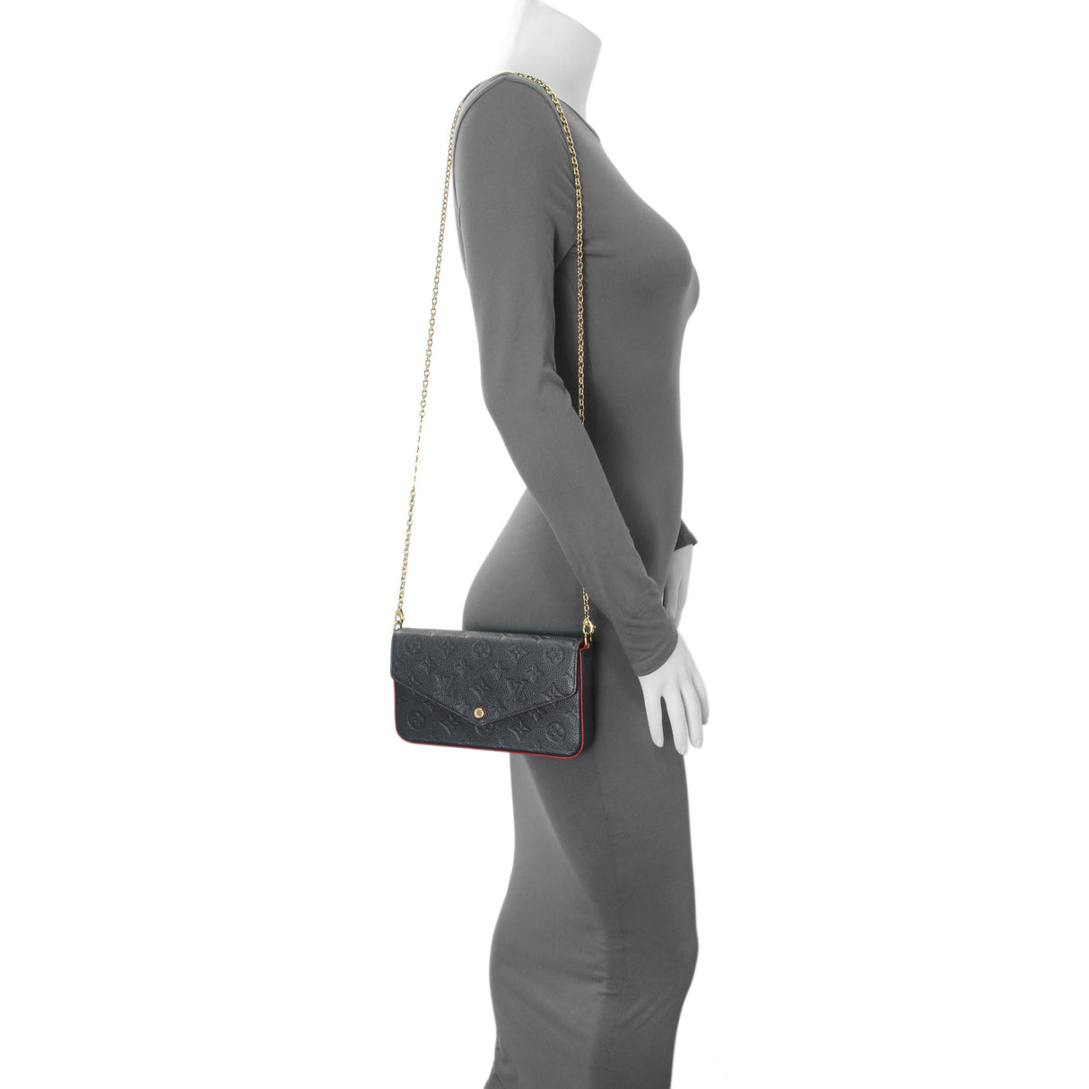 Louis Vuitton Marine Rouge Empreinte Felicie Pochette Handbags Louis Vuitton
