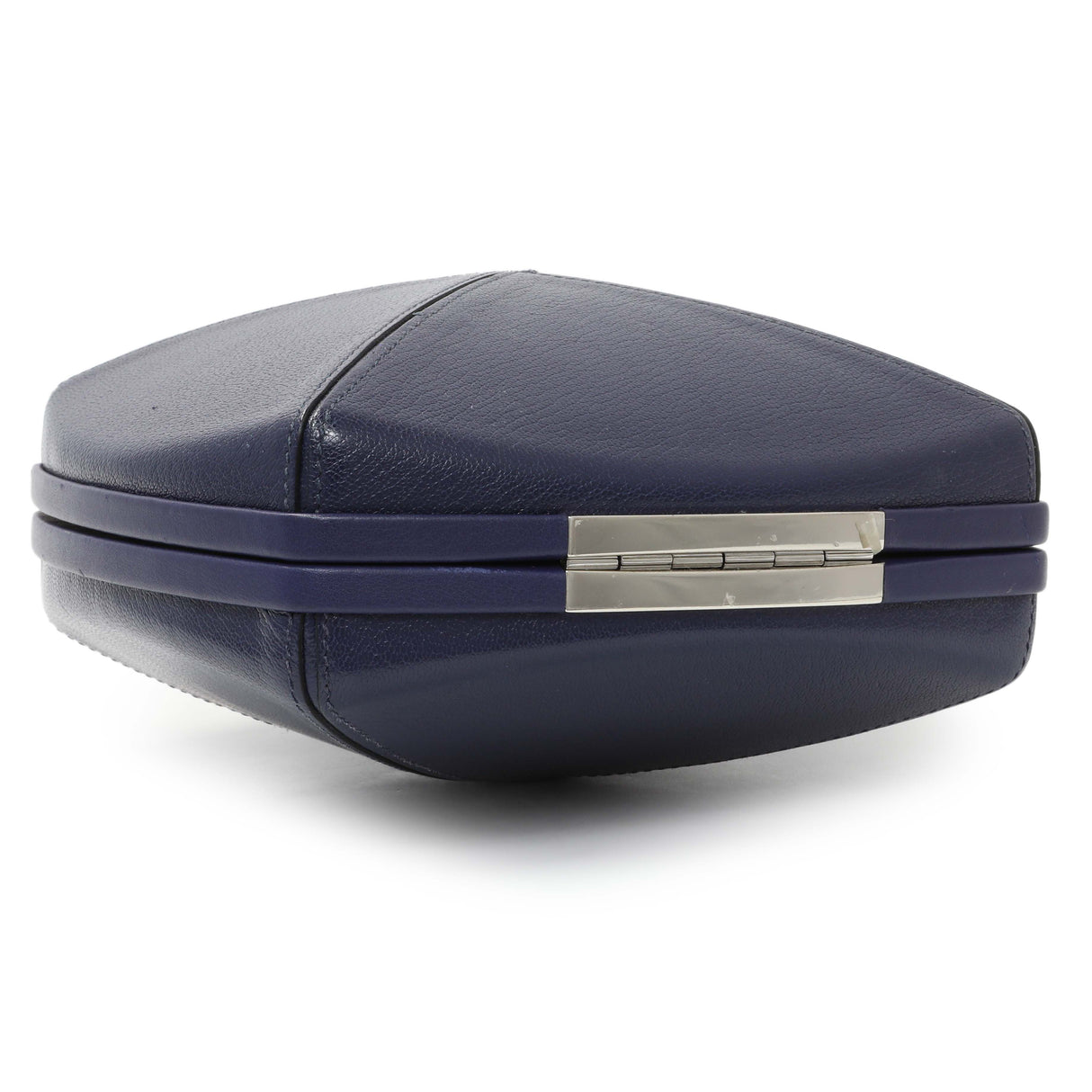 Hermes Purple Clou Medor Clutch
