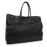 Saint Laurent Black Vitello Large Rive Gauche Tote Handbags Saint Laurent