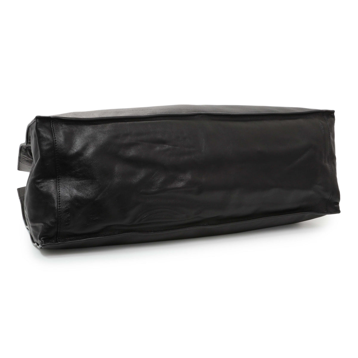Saint Laurent Black Vitello Large Rive Gauche Tote Handbags Saint Laurent