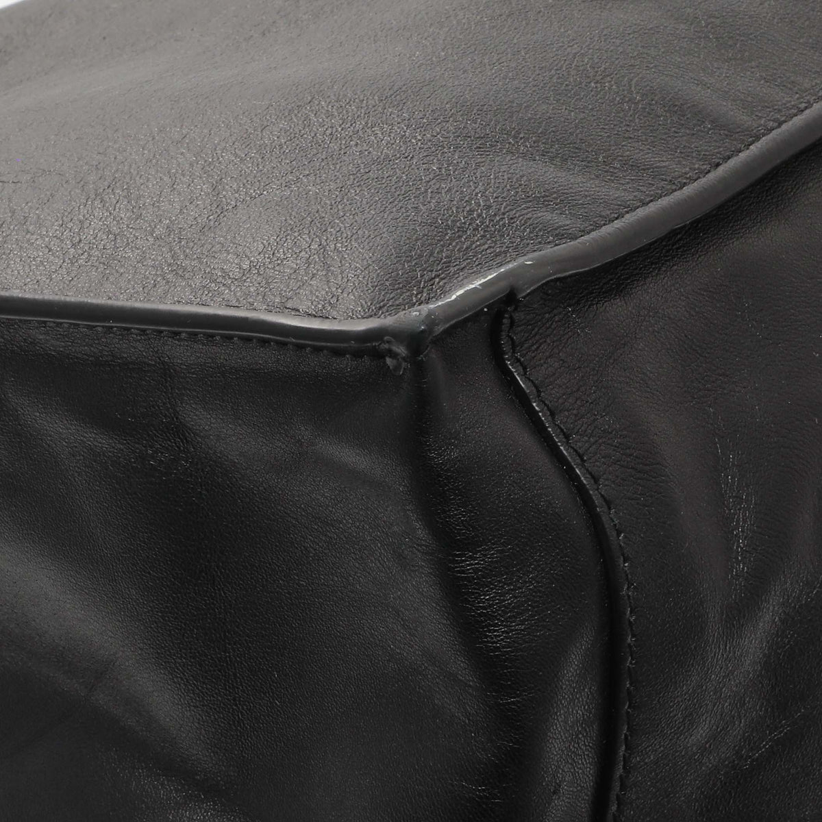 Saint Laurent Black Vitello Large Rive Gauche Tote Handbags Saint Laurent