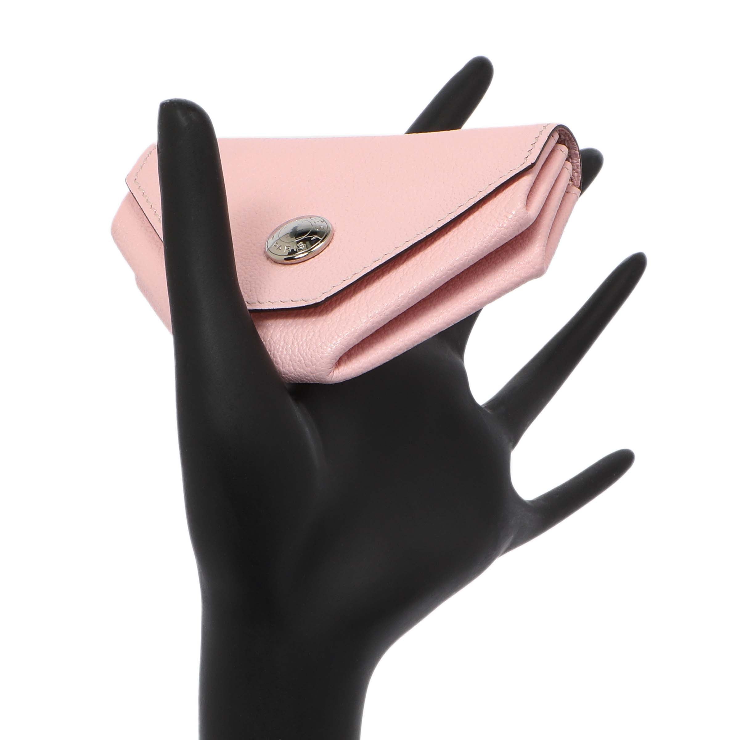 Hermes Rose Sakura Chevre 72 Coin Purse – Modaselle