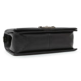 Chanel Black Quilted Calfskin Medium Boy Flap Handbags Chanel