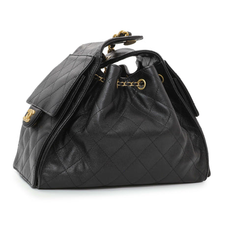 -6 items Wed July 22 ⬆️- Chanel Black Caviar Quilted Small Chanel 25 Handbag Handbags Chanel