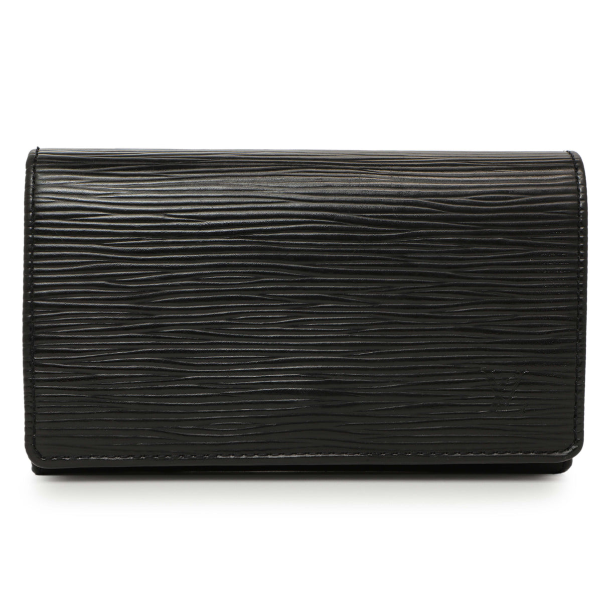 Louis Vuitton Black Epi Porte-Monnaie Billets Tresor Wallet