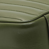 Gucci Green Calfskin Matelasse Aria Small GG Marmont Shoulder Bag Handbags Gucci