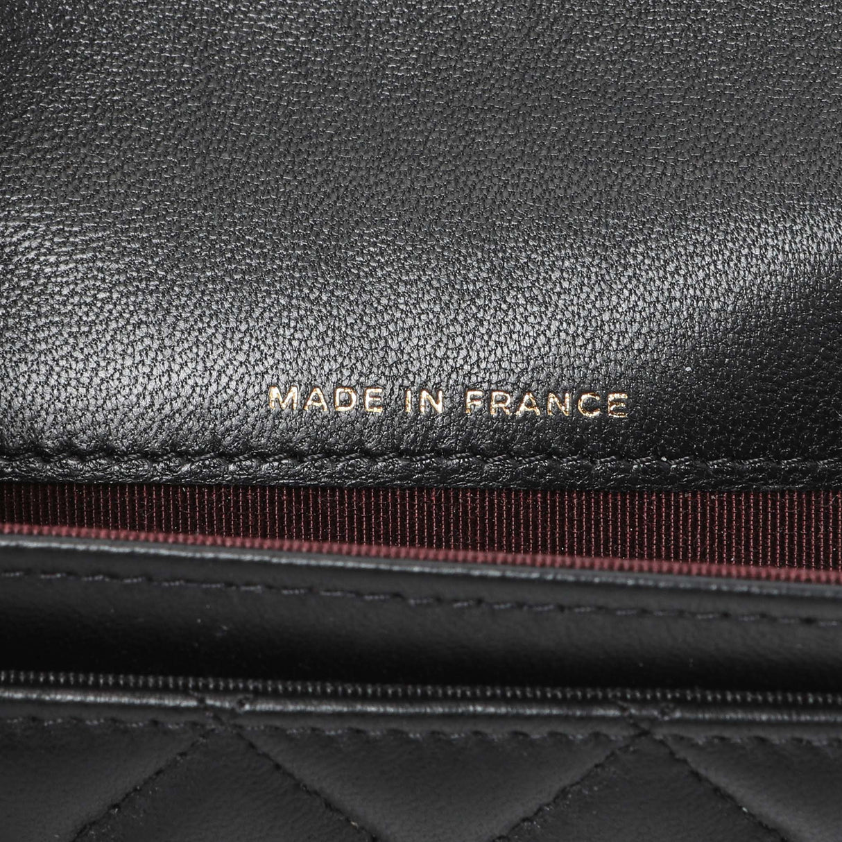 Chanel Black Lambskin Quilted Flap Card Holder Wallet