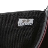 Chanel Black Lambskin Quilted Flap Card Holder Wallet