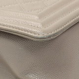 Chanel Grey Caviar Medium Boy Flap