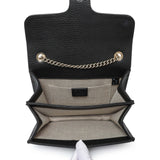 Gucci Black Dollar Calfskin Small Interlocking G Shoulder Bag Handbags Gucci