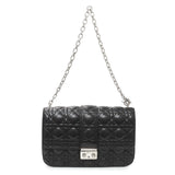 Christian Dior Black Lambskin Cannage Medium Miss Dior Flap Handbags Christian Dior