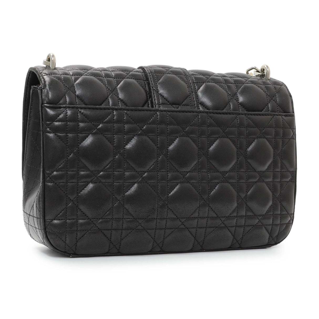 Christian Dior Black Lambskin Cannage Medium Miss Dior Flap Handbags Christian Dior