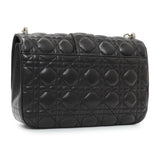 Christian Dior Black Lambskin Cannage Medium Miss Dior Flap Handbags Christian Dior