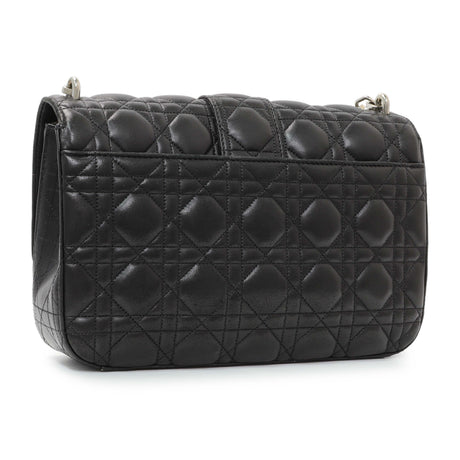 Christian Dior Black Lambskin Cannage Medium Miss Dior Flap Handbags Christian Dior