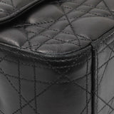 Christian Dior Black Lambskin Cannage Medium Miss Dior Flap Handbags Christian Dior