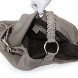 Gucci Grey Calfskin G Wave Shoulder Bag Handbags Gucci