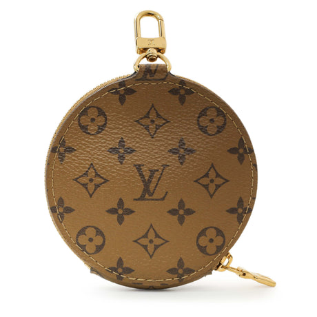 Louis Vuitton Reverse Monogram Bandouliere Round Coin Purse