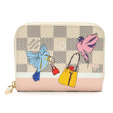 Louis Vuitton Damier Azur Christmas Animation Zippy Coin Purse