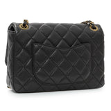 Chanel Black Quilted Caviar Small Flap Handbags Chanel