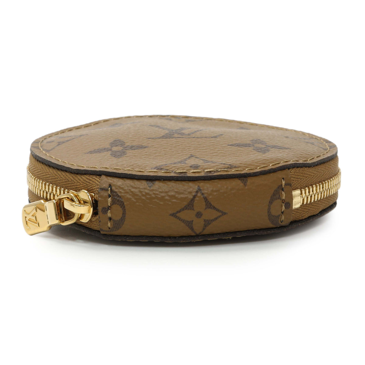 Louis Vuitton Reverse Monogram Bandouliere Round Coin Purse
