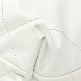 Chanel White Shiny Calfskin Quilted Mini Chanel 22