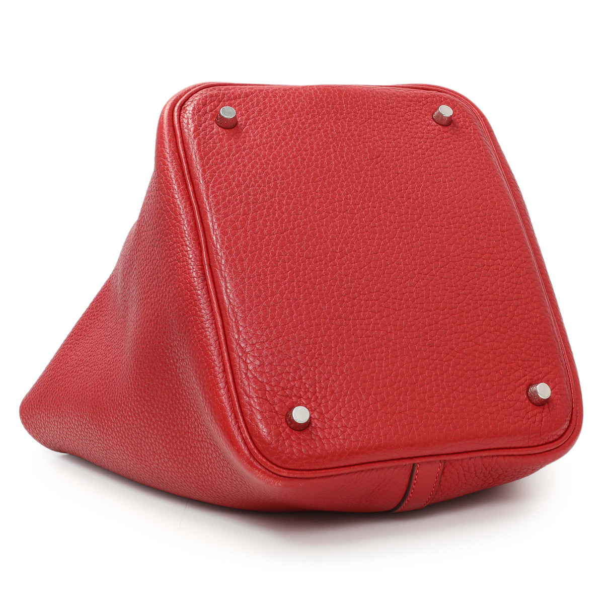 Hermes Red Clemence Picotin 22 Handbags Hermes