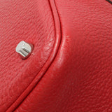 Hermes Red Clemence Picotin 22 Handbags Hermes