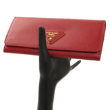Prada Fuoco Saffiano Continental Wallet Accessories Prada
