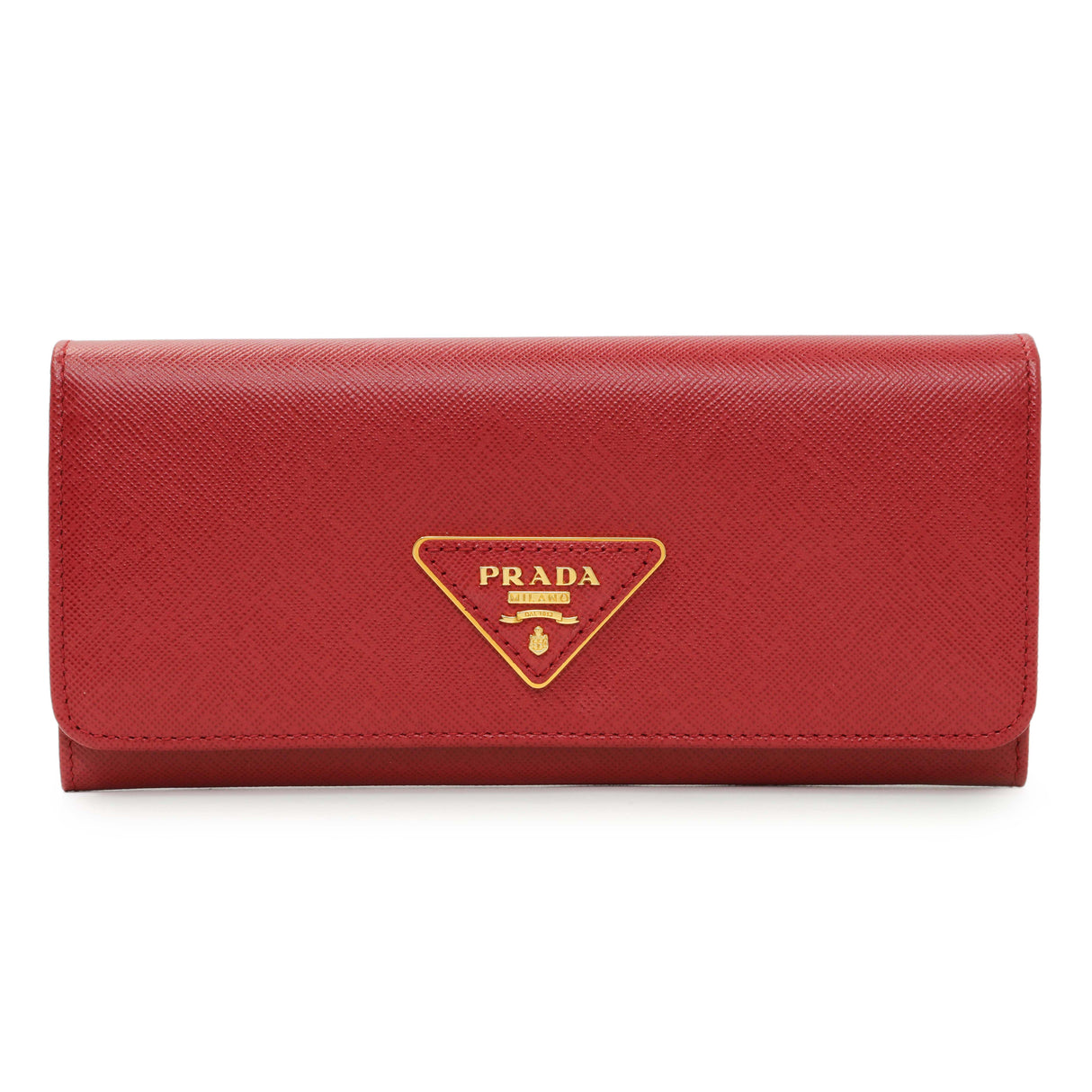 Prada Fuoco Saffiano Continental Wallet Accessories Prada