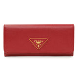 Prada Fuoco Saffiano Continental Wallet Accessories Prada