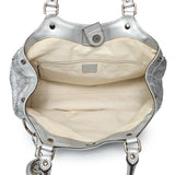 Gucci Silver Guccissima Sukey Tote Handbags Gucci