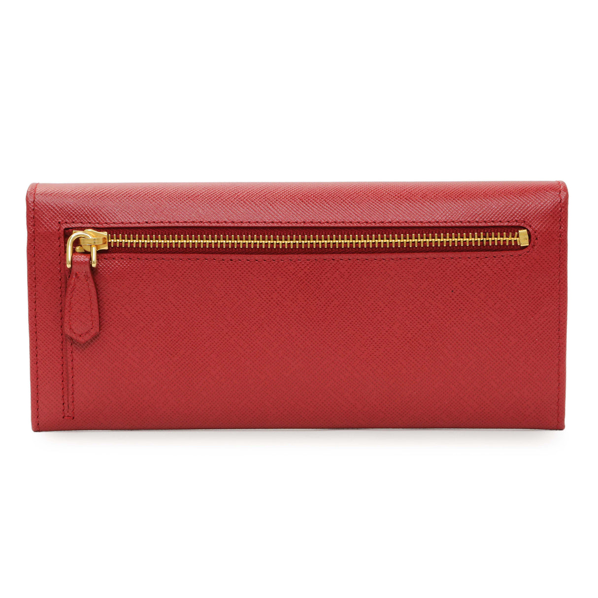 Prada Fuoco Saffiano Continental Wallet Accessories Prada