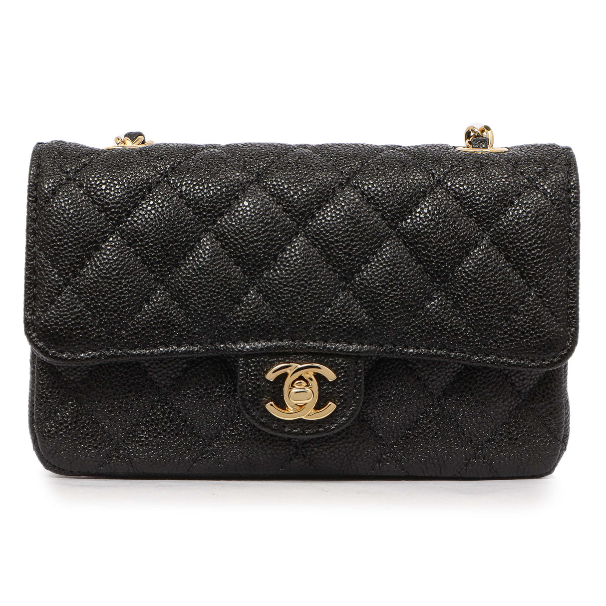 Chanel Black Lambskin, Calfskin, Tweed Success Story Mini Bags