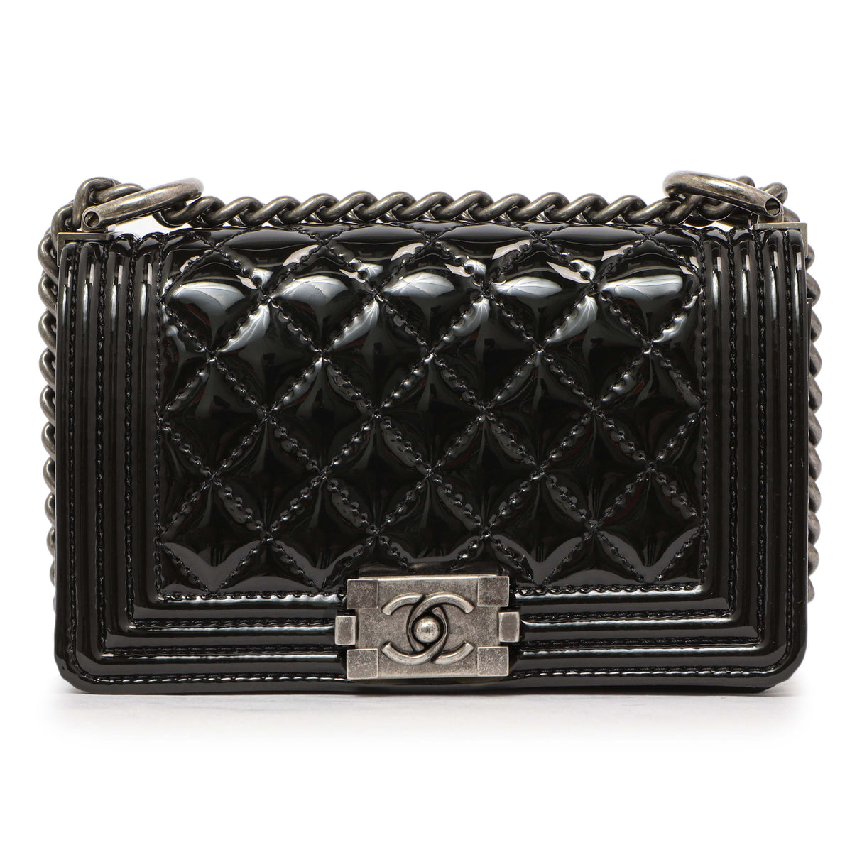 Chanel Black Lambskin, Calfskin, Tweed Success Story Mini Bags