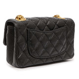 Chanel Black Lambskin, Calfskin, Tweed Success Story Mini Bags