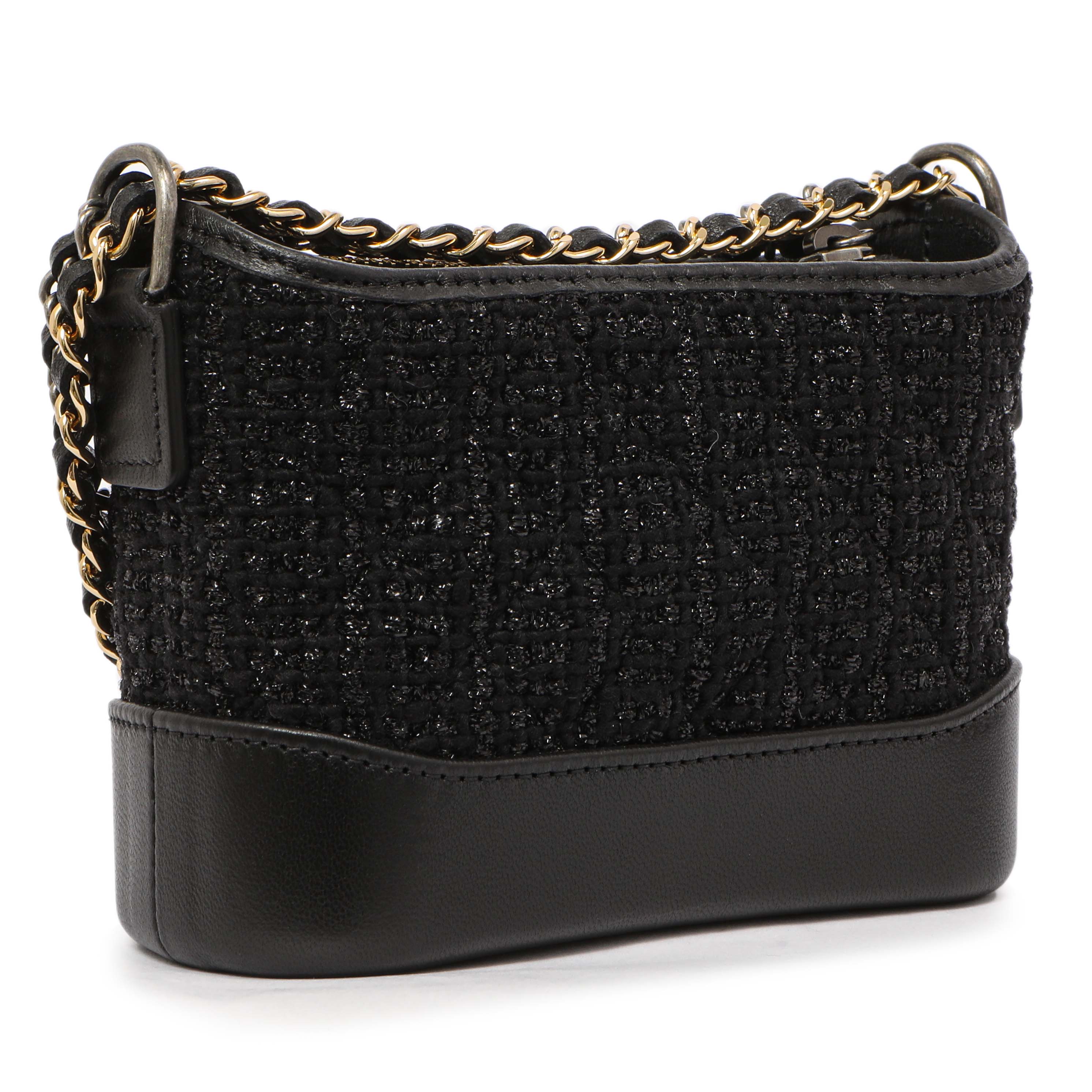 Chanel Black Lambskin Calfskin Tweed Success Story Mini Bags Modaselle