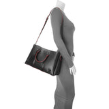 Louis Vuitton Black Epi Soufflot MM Handbags Louis Vuitton