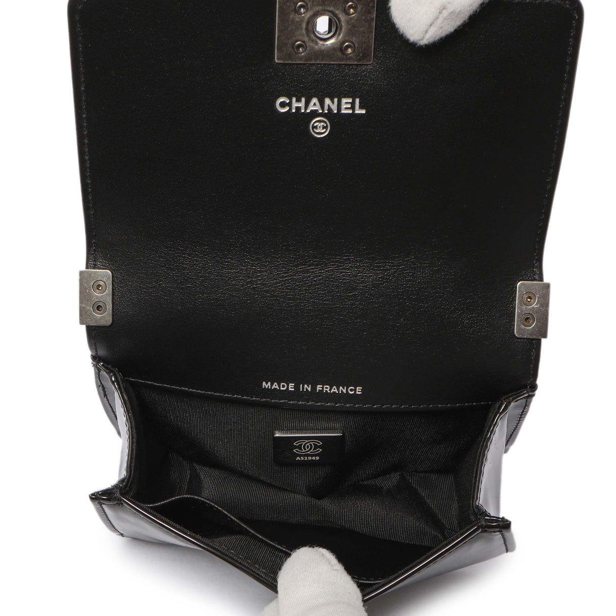 Chanel Black Lambskin, Calfskin, Tweed Success Story Mini Bags