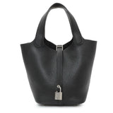 Hermes Black Taurillon Clemence Picotin Lock 18