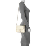 Gucci Mystic White Calfskin Interlocking G Crossbody Bag Handbags Gucci