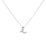 Tiffany & Co. Sterling Silver Elsa Peretti 'E' Small Alphabet Pendant