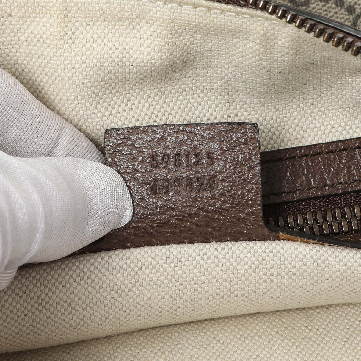 Gucci GG Supreme Monogram Web Small Ophidia Half Moon Hobo Handbags Gucci