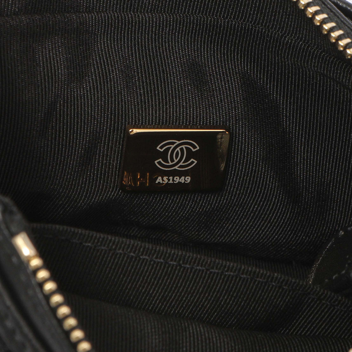 Chanel Black Lambskin, Calfskin, Tweed Success Story Mini Bags