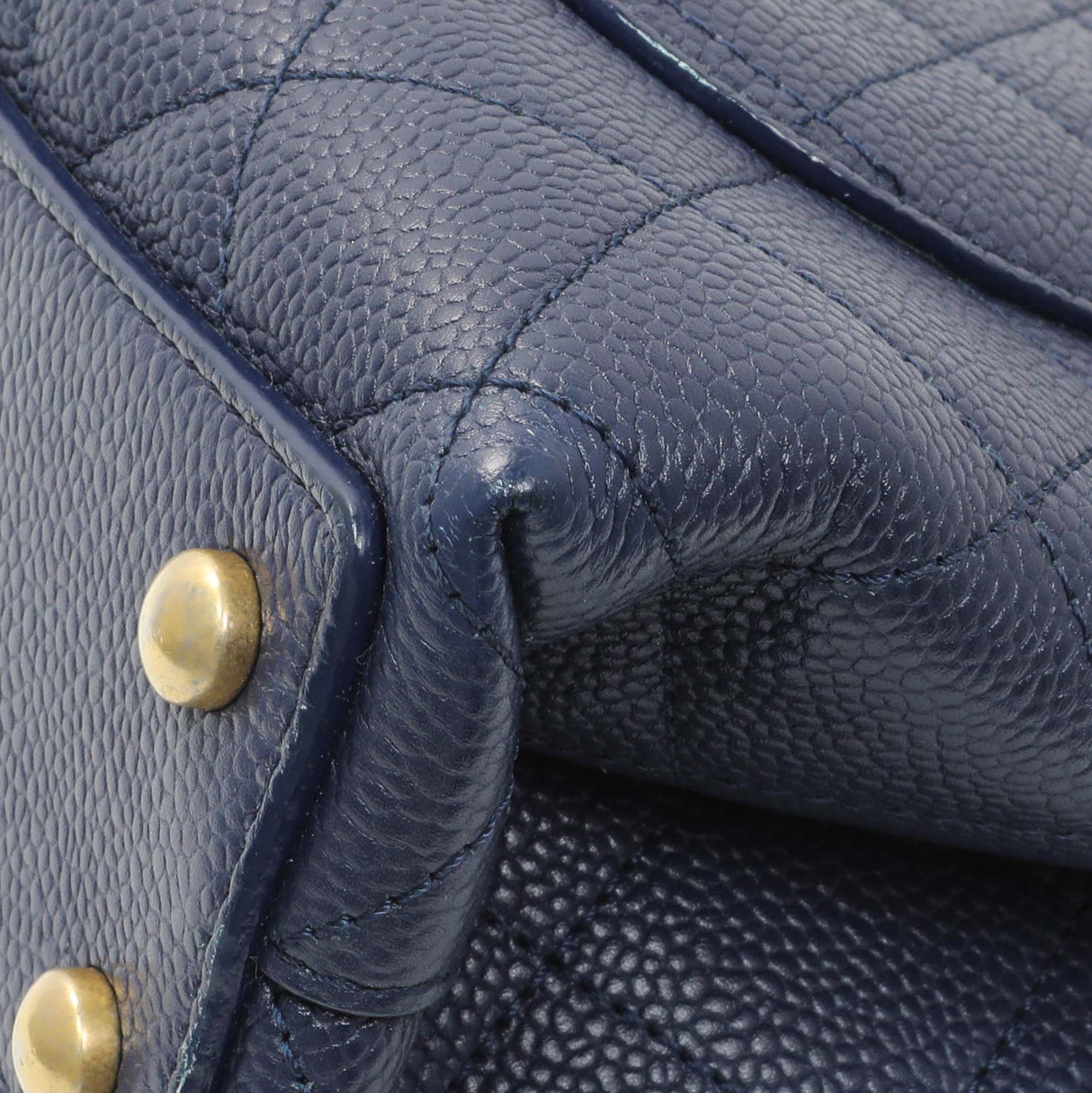 Chanel Navy Blue Caviar City Walk Flap